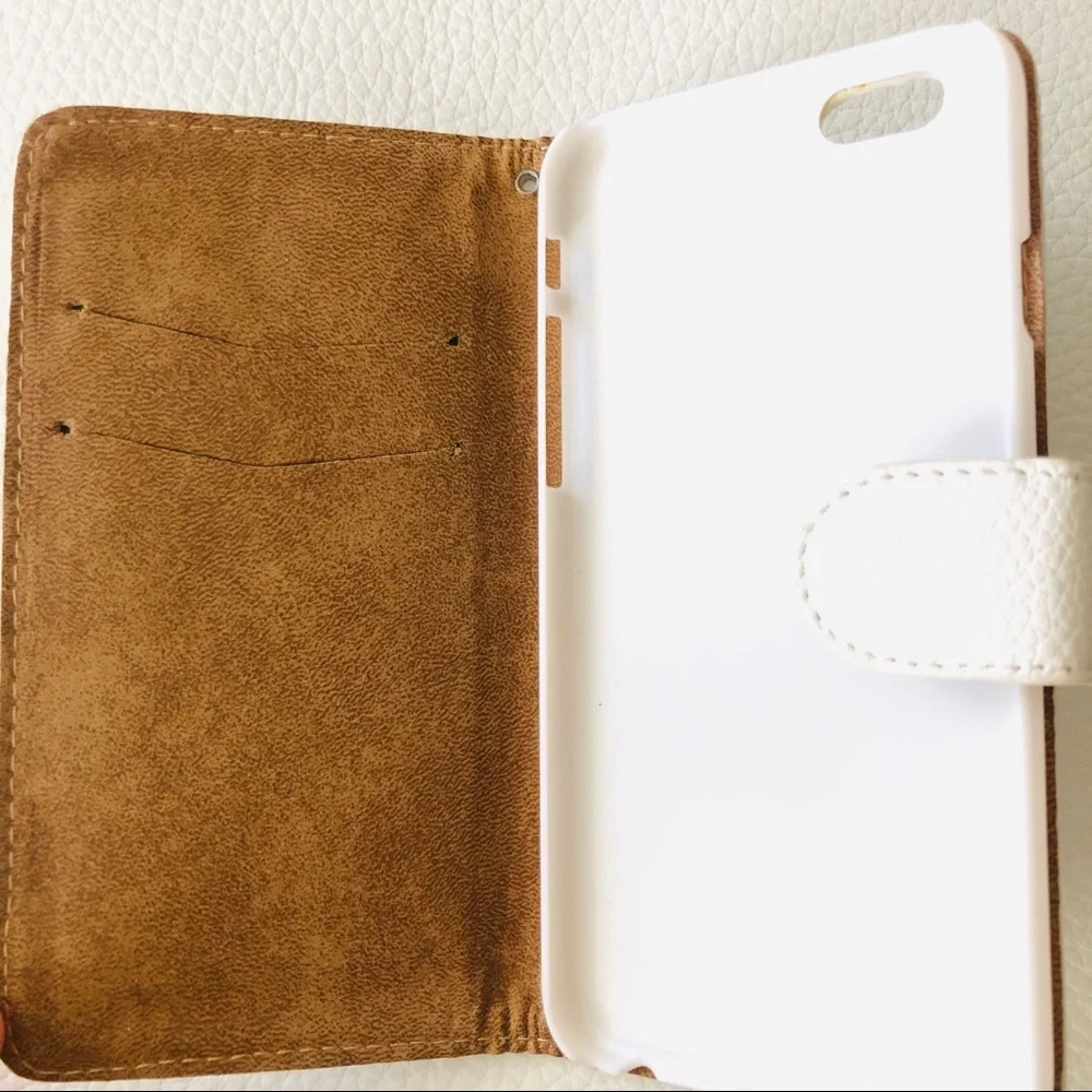 iPhone 6 Chic white Case w/ card slots